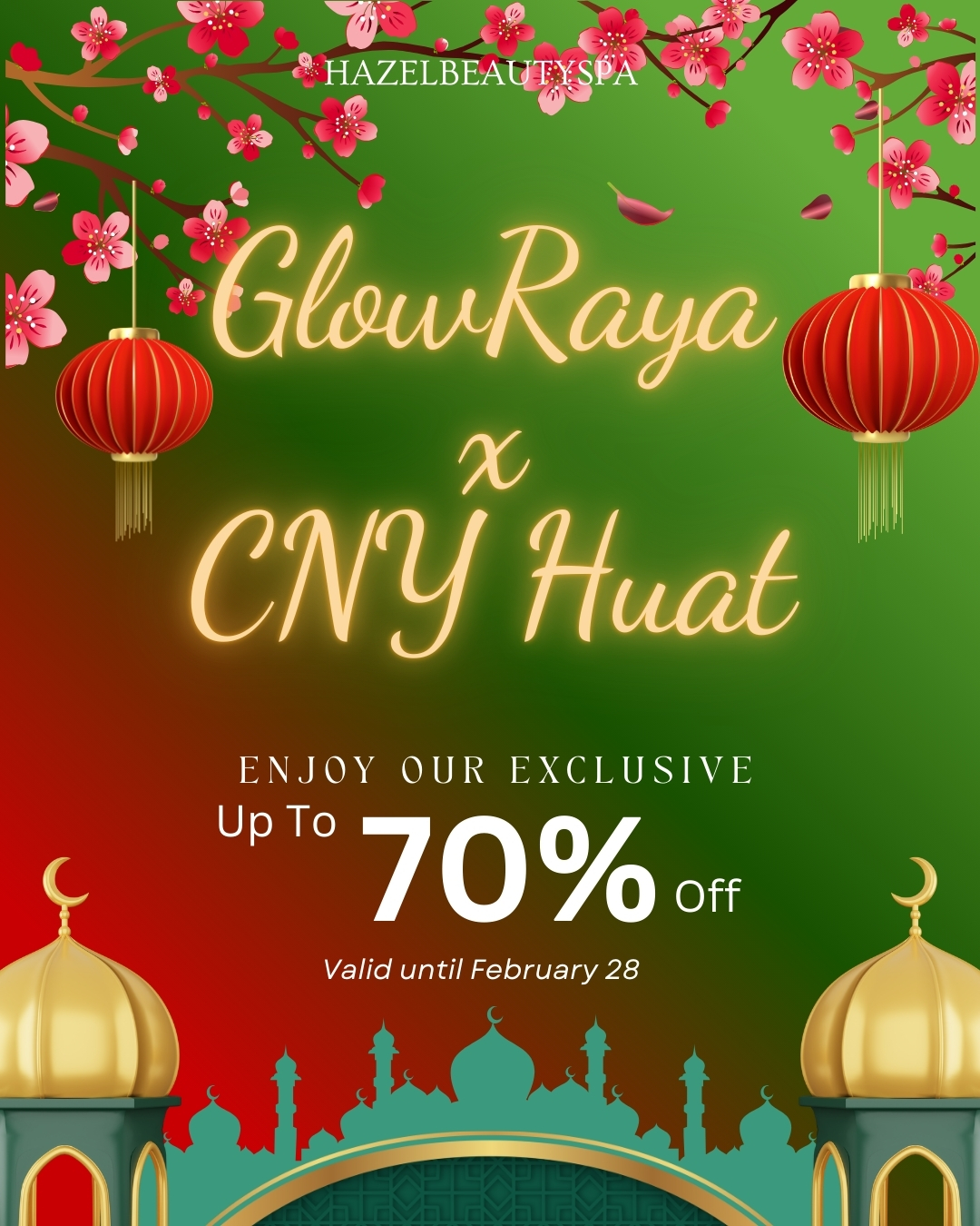 GlowRaya x CNY Huat Promotion Poster 1